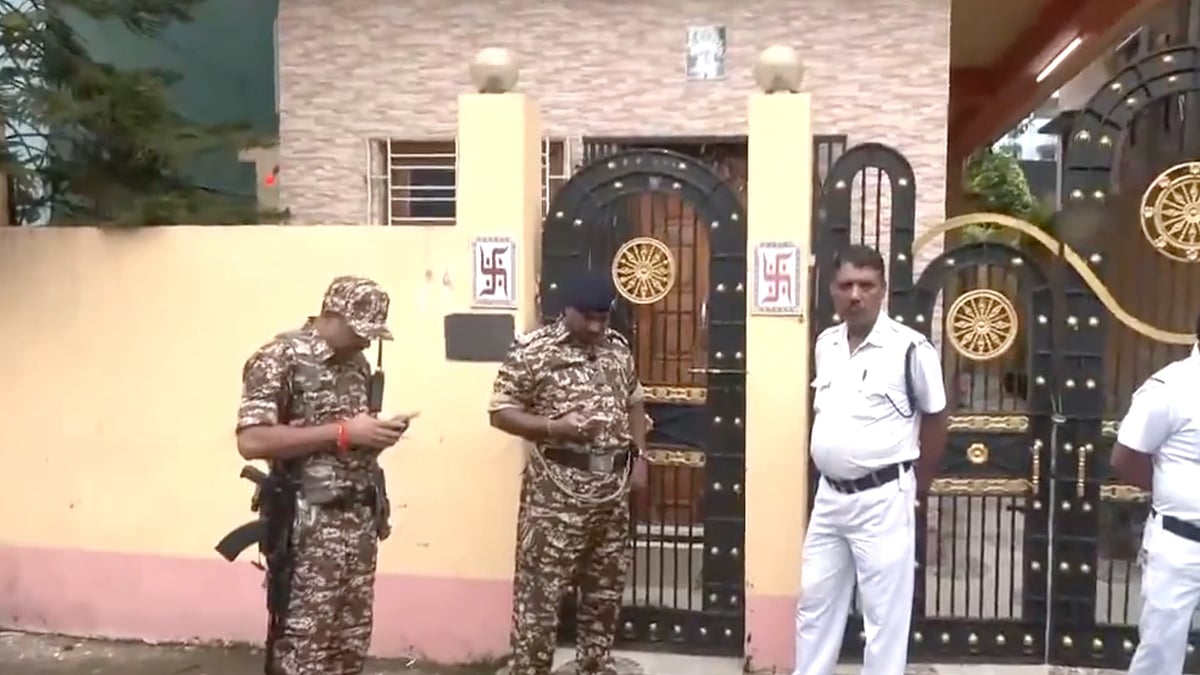 RG Kar Medical College Ex-Principal’s Home Raided By CBI | - ANI Screengrab